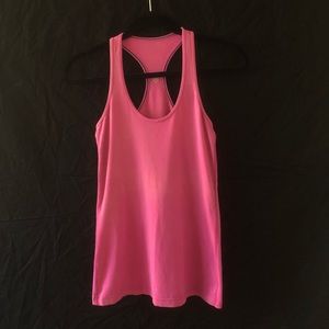 Lululemon M tank top hot pink